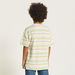 Eligo Striped Henley Neck T-shirt with Short Sleeves-T Shirts-thumbnailMobile-3