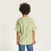 Eligo All-Over Leaf Print T-shirt with Crew Neck and Short Sleeves-T Shirts-thumbnailMobile-3