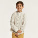 Eligo Striped Shirt with Mandarin Neck and Long Sleeves-Shirts-thumbnail-0