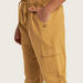 Eligo Solid Pants with Drawstring Closure and Pockets-Pants-thumbnailMobile-2