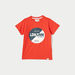 Lee Cooper Graphic Print T-shirt with Crew Neck and Short Sleeves-T Shirts-thumbnailMobile-0