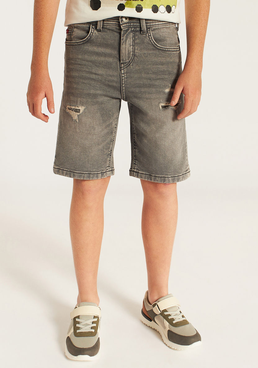 Lee Cooper Boys' Denim Shorts-Shorts-image-1