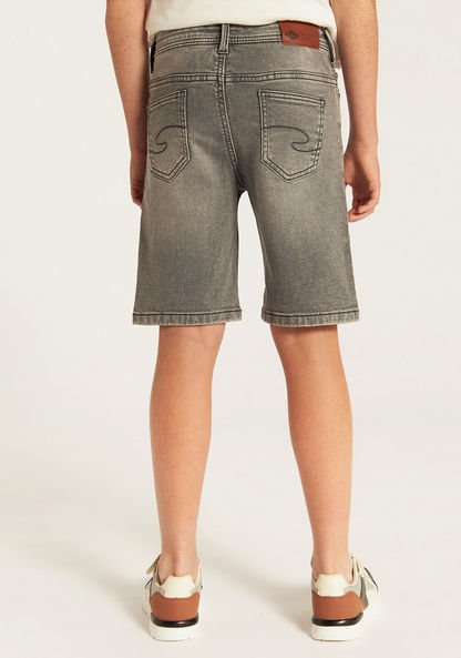 Lee Cooper Boys' Denim Shorts-Shorts-image-3