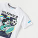 Disney Mickey Mouse Print T-shirt with Round Neck and Short Sleeves-T Shirts-thumbnailMobile-1