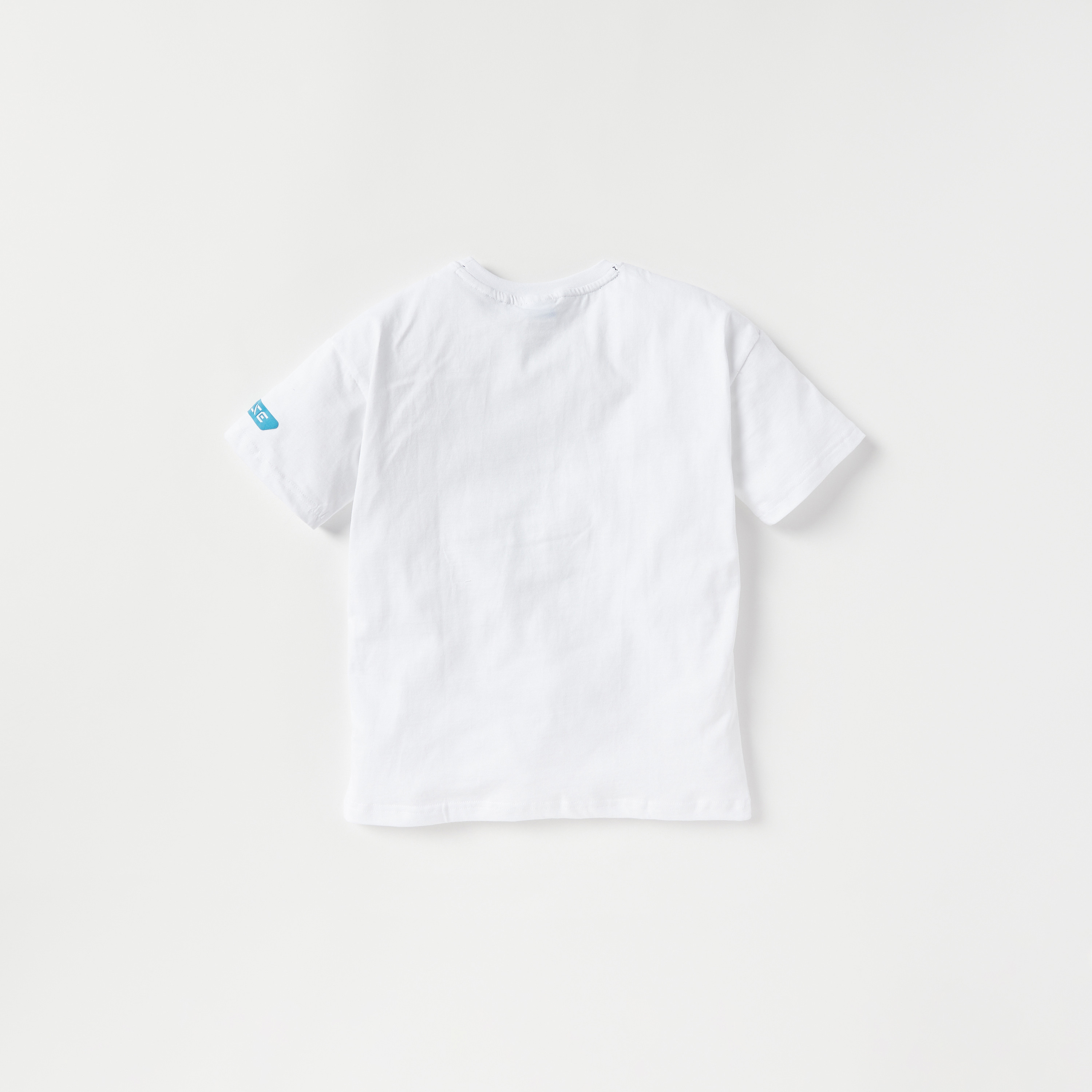Disney Mickey Mouse Print T-shirt with Round Neck and Short Sleeves-boys-clothing-tshirtsandpolos-image-4