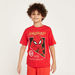 Spider-Man Print T-shirt with Short Sleeves and Crew Neck-T Shirts-thumbnail-2