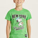 Snoopy Graphic Print T-shirt with Short Sleeves and Crew Neck-T Shirts-thumbnail-2