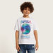 NASA Graphic Print Crew Neck T-shirt with Short Sleeves-T Shirts-thumbnailMobile-0