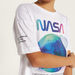 NASA Graphic Print Crew Neck T-shirt with Short Sleeves-T Shirts-thumbnail-2