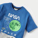 NASA Graphic Print T-shirt with Short Sleeves-T Shirts-thumbnailMobile-1