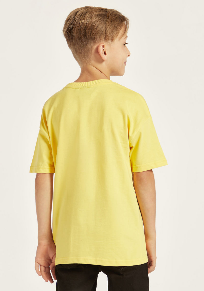 Hasbro Graphic Print T-shirt with Short Sleeves-T Shirts-image-3