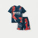 Paris Saint - Germain Printed T-shirt and Shorts Set-Clothes Sets-thumbnail-0