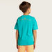 Kappa Logo Print T-shirt with Zipper Chest Pocket and Short Sleeves-Tops-thumbnailMobile-3