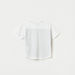 Kappa Logo Print Round Neck T-shirt with Short Sleeves-Tops-thumbnailMobile-3