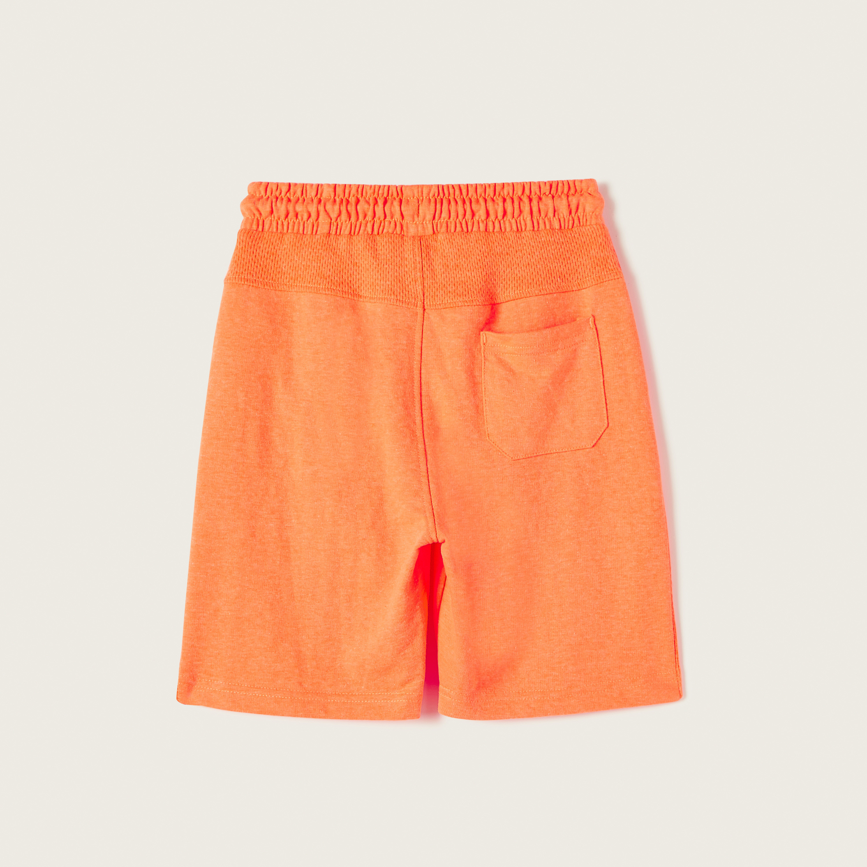 Kappa Logo Print Shorts with Drawstring Closure and Pockets-sports-boys-clothing-bottoms-image-4