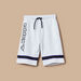 Kappa Logo Print Shorts with Pockets and Drawstring Closure-Bottoms-thumbnailMobile-0