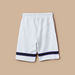 Kappa Logo Print Shorts with Pockets and Drawstring Closure-Bottoms-thumbnail-2