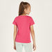 Juniors Embellished Crew Neck T-shirt with Short Sleeves-T Shirts-thumbnailMobile-3