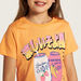 Juniors Graphic Print Round Neck T-shirt-T Shirts-thumbnail-2