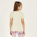 Juniors Embellished Crew Neck T-shirt with Short Sleeves-T Shirts-thumbnailMobile-3