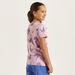 Juniors All-Over Butterfly Print Round Neck T-shirt with Short Sleeves-T Shirts-thumbnail-3