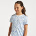 Juniors All-Over Printed T-shirt with Round Neck and Short Sleeves-T Shirts-thumbnailMobile-2