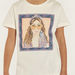 Juniors Graphic Print T-shirt with Short Sleeves-T Shirts-thumbnail-2