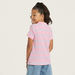 Juniors Striped Polo T-shirt with Button Closure-T Shirts-thumbnailMobile-3