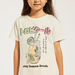 Juniors Graphic Print T-shirt with Short Sleeves-T Shirts-thumbnail-2
