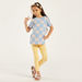 Juniors All-Over Butterfly Print T-shirt with Short Sleeves-T Shirts-thumbnailMobile-1