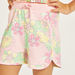 Juniors All-Over Floral Print Shorts with Drawstring Closure-Shorts-thumbnailMobile-3