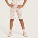Juniors All-Over Flamingo Print Shorts with Elasticated Waistband-Shorts-thumbnail-1