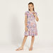 Juniors All-Over Butterfly Print Polo Dress with Flounce Hem-Dresses%2C Gowns and Frocks-thumbnailMobile-1