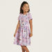 Juniors All-Over Floral Print Dress with Short Sleeves-Dresses%2C Gowns and Frocks-thumbnail-1