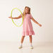 Juniors Striped Polo Dress with Flounce Hem-Dresses%2C Gowns and Frocks-thumbnail-0