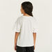 Juniors Embellished Crew Neck T-shirt with Volume Sleeves-T Shirts-thumbnail-3