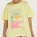 Juniors Graphic Print T-shirt with Balloon Sleeves-T Shirts-thumbnail-2