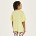 Juniors Graphic Print T-shirt with Balloon Sleeves-T Shirts-thumbnail-3