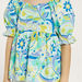 Juniors All-Over Floral Print A-line Top with Square Neck-Blouses-thumbnail-2