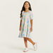 Juniors All-Over Print Dress with Ruffle Detail-Dresses%2C Gowns and Frocks-thumbnailMobile-1