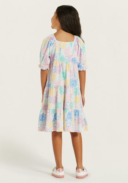 Juniors All-Over Print Dress with Ruffle Detail-Dresses%2C Gowns and Frocks-image-3