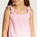 Juniors Striped Sleeveless Dress with Ruffles-Dresses%2C Gowns and Frocks-thumbnailMobile-2