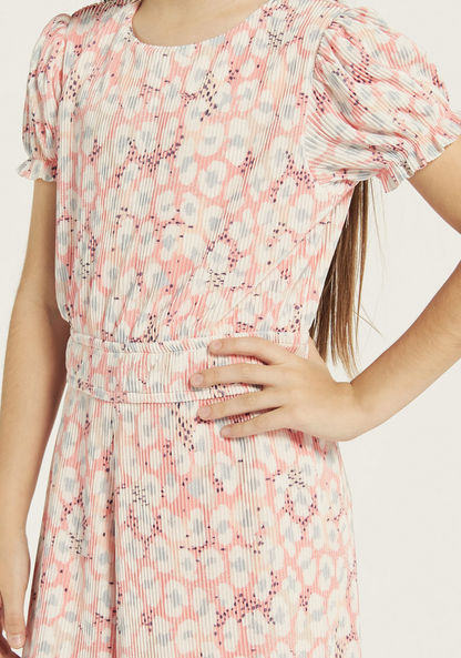 Juniors All-Over Floral Print Jumpsuit with Round Neck-Rompers%2C Dungarees and Jumpsuits-image-2