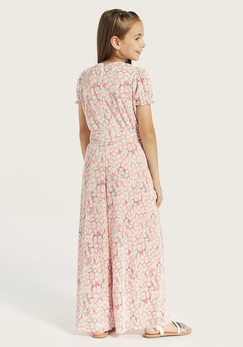 Juniors All-Over Floral Print Jumpsuit with Round Neck-Rompers%2C Dungarees and Jumpsuits-image-3