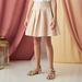 Juniors Textured Skirt with Zip Closure-Skirts-thumbnailMobile-1