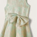 Juniors Textured Sleeveless Dress with Bow Detail-Dresses%2C Gowns and Frocks-thumbnailMobile-1