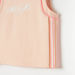 XYZ Text Print Sleeveless T-shirt with Panel Detail-T Shirts-thumbnailMobile-2