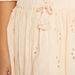 Eligo All-Over Schiffli Textured A-line Skirt with Tassel Detail-Skirts-thumbnailMobile-2