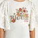 Lee Cooper Floral Print T-shirt with Short Sleeves-T Shirts-thumbnailMobile-2