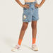 Sanrio Hello Kitty Print Shorts with Pockets-Shorts-thumbnailMobile-1